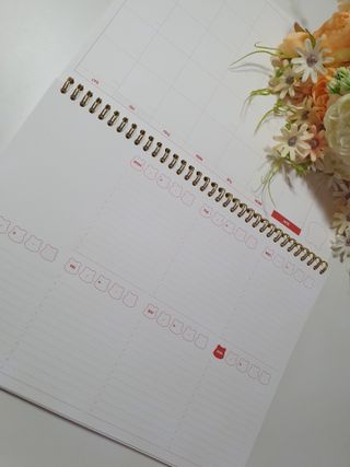 리훈 곰부 체크리스트+ 곰부 리무버블스티커 1장 — 4점을 준 리뷰어가 2021년 5월 올린 사용 사진