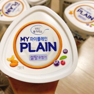 떠먹는불가리스 마이플레인 요거트 435g 6개입 — 4.5점을 준 리뷰어가 2021년 2월 올린 사용 사진