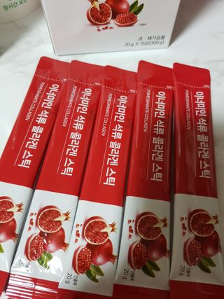 이너미인 석류 콜라겐 스틱 — 5점을 준 리뷰어가 2021년 1월 올린 사용 사진