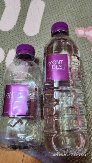 몽베스트 [MONTBEST]위드어스 500mL 20병 — 5점을 준 리뷰어가 2024년 3월 올린 사용 사진