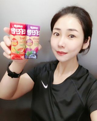 [롯데칠성] 야채듬뿍 더'진한 [롯데칠성] 야채는 이제 COLORFULL! 야채듬뿍  더 진한 레드 4개 +퍼플 4개 (총 8개) — 5점을 준 리뷰어가 2023년 6월 올린 사용 사진