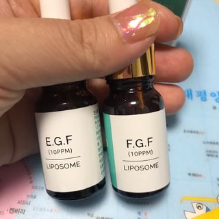 랑팡 EGF+FGF 10ppm 리포좀 앰플 원액 10ml — 5점을 준 리뷰어가 2021년 11월 올린 사용 사진