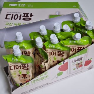 [몸엔용] 우리 아이 건강간식, 달콤한 녹용곤약젤리 디어팡 4종 — 5점을 준 리뷰어가 2022년 3월 올린 사용 사진