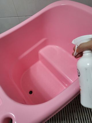 에티튜드 천연 데일리 욕조 클리너 EWG 그린 욕조세제 저자극 하이포알러제닉 친환경 비건 — 5점을 준 리뷰어가 2022년 8월 올린 사용 사진