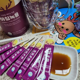 [몸엔용] 전국 이마트 런칭 신상, 아침을 깨우는 녹용 아침녹용 10g x 28포 — 5점을 준 리뷰어가 2021년 7월 올린 사용 사진
