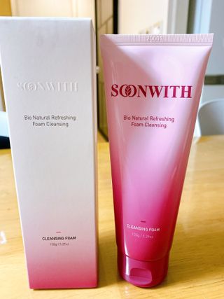 SOONWITH 바이오 내추럴 리프레싱 폼클렌징 — 5점을 준 리뷰어가 2021년 3월 올린 사용 사진