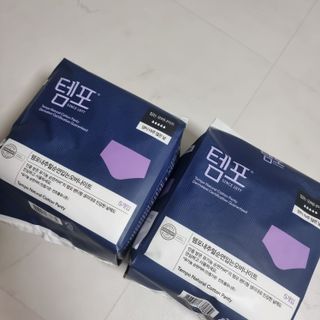 N[템포 ] 패드 내추럴 순면 입는 오버나이트 5P * 2개 — 5점을 준 리뷰어가 2024년 2월 올린 사용 사진