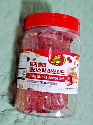 젤리벨리 젤리스틱 어쏘티드 900g — 5점을 준 리뷰어가 2022년 9월 올린 사용 사진
