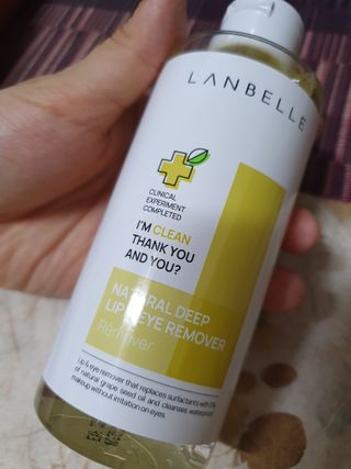 랑벨 내츄럴 딥 립앤아이 리무버 210ml — 5점을 준 리뷰어가 2022년 6월 올린 사용 사진