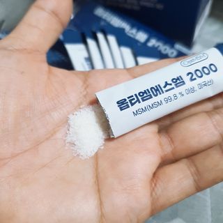 바른비타민 옵티엠에스엠2000 1박스 60포 관절 연골 복합건강기능식품 — 4점을 준 리뷰어가 2021년 6월 올린 사용 사진