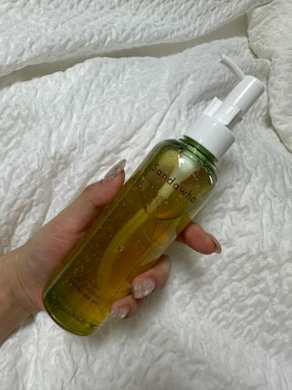 스킨큐어 산다화 순한 클렌징 동백 오일 200ml — 4.5점을 준 리뷰어가 2023년 5월 올린 사용 사진