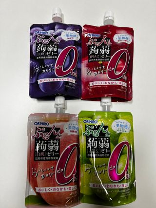 ORIHIRO 오리히로 곤약젤리 제로칼로리 130g 4종 4팩(맛별로 1팩씩) — 4.5점을 준 리뷰어가 2023년 1월 올린 사용 사진