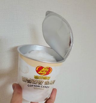 젤리벨리 솜사탕 2종-딸기치즈케이크, 바닐라 — 4.5점을 준 리뷰어가 2022년 2월 올린 사용 사진