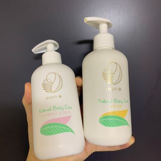 mom e 맘이 내추럴 베이비 케어 샴푸앤바스+로션 — 3.5점을 준 리뷰어가 2021년 1월 올린 사용 사진