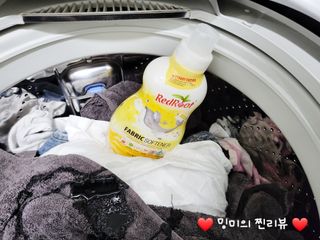 레드루트 유기농 섬유유연제 1L 바닐라코튼향 — 5점을 준 리뷰어가 2021년 11월 올린 사용 사진
