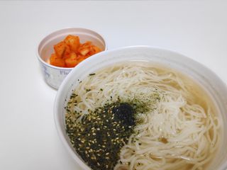 [한면원] 잔치국수 2인분 — 3.5점을 준 리뷰어가 2022년 7월 올린 사용 사진