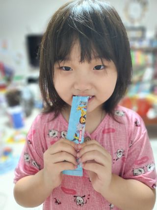 다나음 셀렌에 빠진 아연면역젤리 열대과일맛+사과맛 — 5점을 준 리뷰어가 2023년 7월 올린 사용 사진