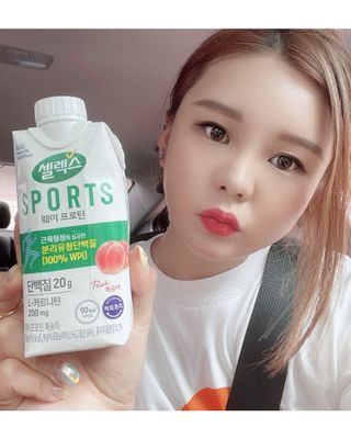셀렉스스포츠 셀렉스 스포츠 웨이 프로틴 복숭아_ 330ml x 12팩 — 5점을 준 리뷰어가 2021년 7월 올린 사용 사진