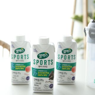 셀렉스스포츠 셀렉스 스포츠 웨이 프로틴 복숭아_ 330ml x 12팩 — 5점을 준 리뷰어가 2021년 4월 올린 사용 사진