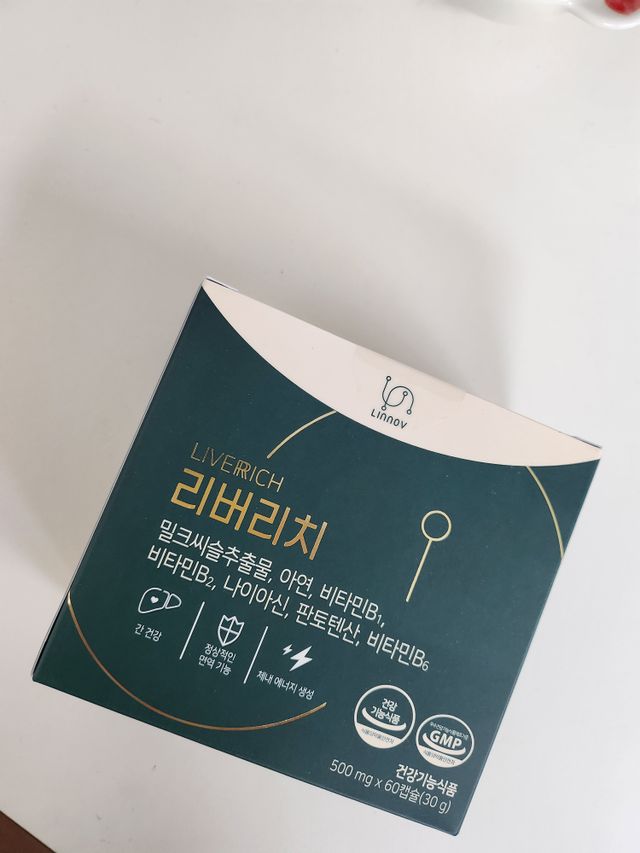 [리노브] 리버리치 밀크씨슬 500mg x 60캡슐 1BOX 리뷰 사진