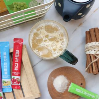 참앤들황토농원 7가지 맛! 탄산 톡톡! 스파클링! 데이앤 콤부차 7종 10포 1박스씩 ★총 7박스★ — 5점을 준 리뷰어가 2023년 1월 올린 사용 사진