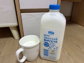 프리_[덴마크] 진하고 더 고소한 플레인 요거트 1.8L — 5점을 준 리뷰어가 2025년 7월 올린 사용 사진
