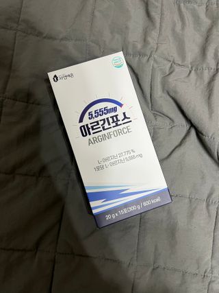 자연에온 아르긴포스 L-아르기닌 5555mg 스틱 15개입 1박스 — 5점을 준 리뷰어가 2022년 1월 올린 사용 사진
