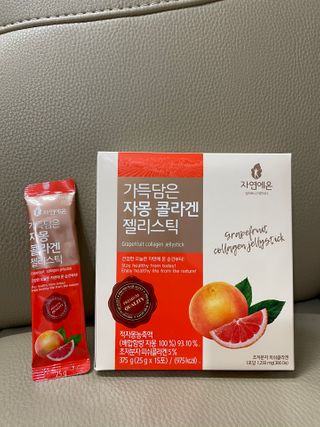자연에온 가득담은 자몽 콜라겐 젤리스틱 2BOX — 5점을 준 리뷰어가 2020년 12월 올린 사용 사진