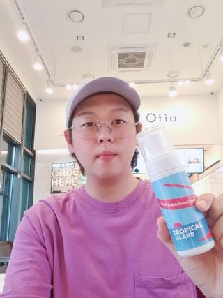 트로피칼아일랜드 트로피칼 아일랜드 프레쉬 버블 폼 클렌저 — 5점을 준 리뷰어가 2021년 6월 올린 사용 사진
