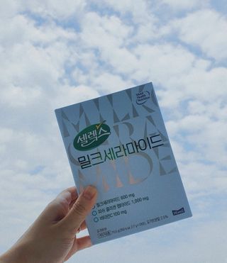셀렉스스포츠 셀렉스 밀크세라마이드 저분자피쉬콜라겐 28포 X 1박스 — 5점을 준 리뷰어가 2021년 6월 올린 사용 사진