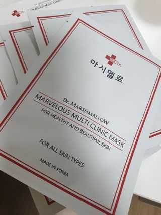 닥터마시멜로 마블러스 멀티 클리닉 마스크 — 5점을 준 리뷰어가 2021년 2월 올린 사용 사진