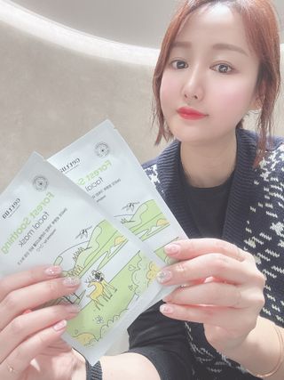 세뚜아(Cettua) [세뚜아] 포레스트 수딩 마스크 Cettual Forest  Soothing Mask 5매 — 5점을 준 리뷰어가 2024년 1월 올린 사용 사진