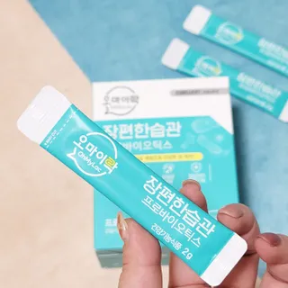 [유산균] 오마이락 장편한습관 프로바이오틱스 30P — 5점을 준 리뷰어가 2022년 11월 올린 사용 사진