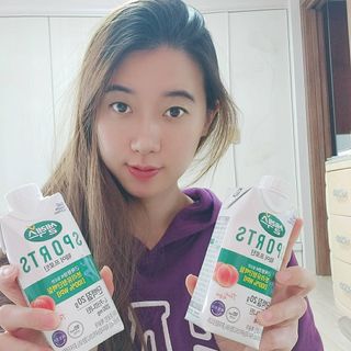 셀렉스스포츠 셀렉스 스포츠 웨이 프로틴 복숭아_ 330ml x 12팩 — 5점을 준 리뷰어가 2021년 3월 올린 사용 사진