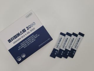 바른비타민 옵티엠에스엠2000 1박스 60포 관절 연골 복합건강기능식품 — 5점을 준 리뷰어가 2021년 6월 올린 사용 사진