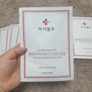 닥터마시멜로 마블러스 멀티 클리닉 마스크 — 5점을 준 리뷰어가 2021년 2월 올린 사용 사진