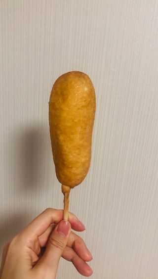 오마뎅 한우핫도그 — 5점을 준 리뷰어가 2021년 5월 올린 사용 사진