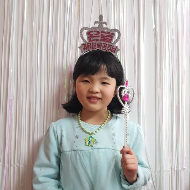 펠트왕관머리띠+파티커튼 리뷰 사진