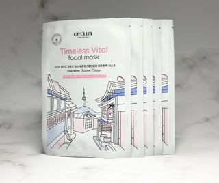 세뚜아(Cettua) [세뚜아] 타임리스 바이탈 페이셜 마스크팩  Cettua Timeless  Vital Mask 5매 — 4.5점을 준 리뷰어가 2024년 1월 올린 사용 사진