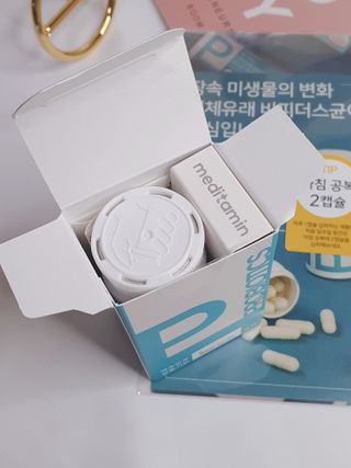 메디타민 인체유래 비피더스 포스트 프로바이오틱스 — 5점을 준 리뷰어가 2021년 9월 올린 사용 사진