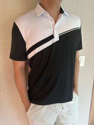 다운블로우 ~플레어 레이어드 민소매 드레스 봄 여름 가을 슬리브리스 반팔 롱 원피스 — 5점을 준 리뷰어가 2025년 4월 올린 사용 사진