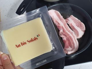 앙투어솔레 아일랜드 구워먹는 치즈 100 자연 치즈 와인안주 300g(100g x 3팩) — 5점을 준 리뷰어가 2022년 9월 올린 사용 사진
