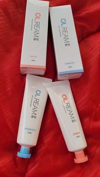 클림 9월 28일, 출시 손 세정의 번거로움을 없앤 핸드크림 — 5점을 준 리뷰어가 2021년 2월 올린 사용 사진
