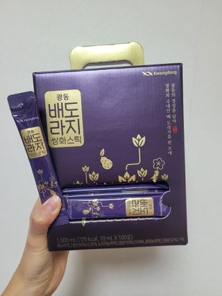 광동생활건강 나우 [광동] 배도라지 쌍화스틱 10mL x 100포 — 5점을 준 리뷰어가 2023년 11월 올린 사용 사진