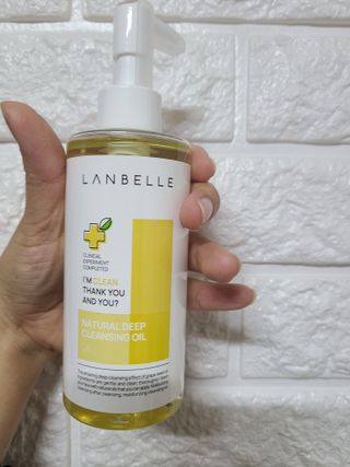 랑벨 내츄럴 딥 클렌징 오일 200ml (저자극 약산성 천연 클렌징) — 4점을 준 리뷰어가 2022년 5월 올린 사용 사진