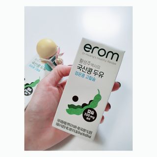 이롬 erom 황성주박사의 국산콩 두유 검은콩 고칼슘 — 5점을 준 리뷰어가 2020년 12월 올린 사용 사진