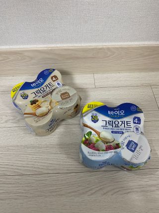 매일바이오 그릭요거트 오리지널 플레인 4개, 로스터리 커피믹스 4개 — 5점을 준 리뷰어가 2021년 12월 올린 사용 사진