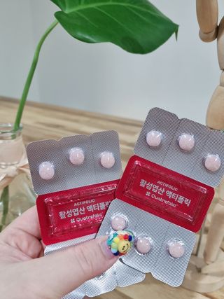 [리노브] 4세대 활성엽산 액티폴릭 270mg x 30정 — 5점을 준 리뷰어가 2022년 8월 올린 사용 사진