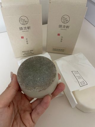 두류헌 샴푸바+컨디셔닝 린스바 머리가꿈세트 — 4.5점을 준 리뷰어가 2022년 5월 올린 사용 사진