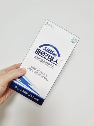 자연에온 아르긴포스 L-아르기닌 5555mg 스틱 15개입 1박스 — 5점을 준 리뷰어가 2022년 1월 올린 사용 사진